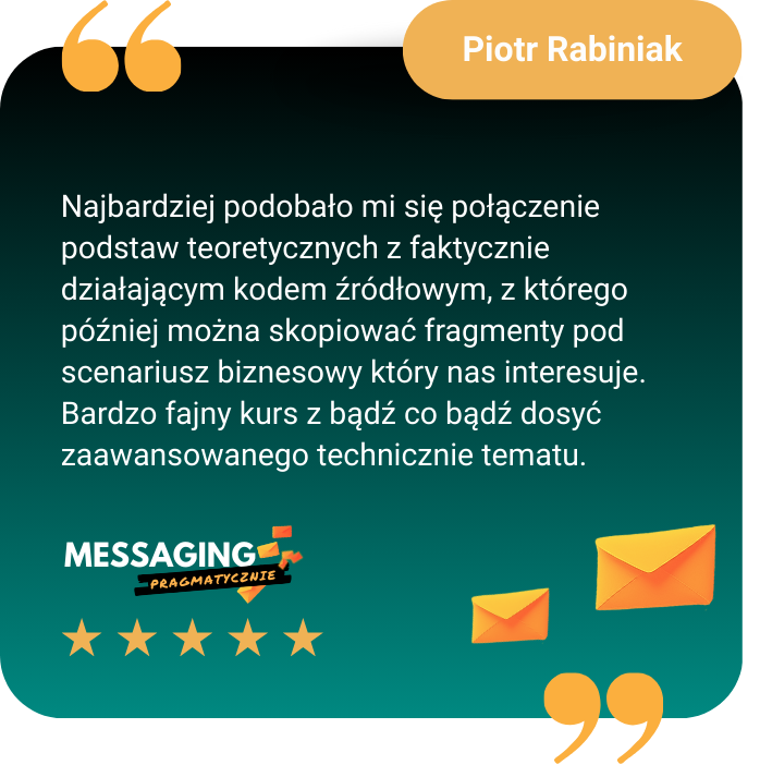Messaging Pragmatycznie - opinia #1
